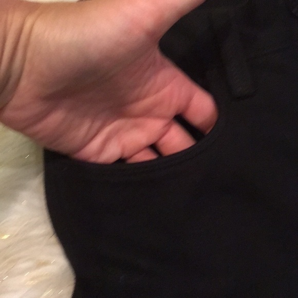 Ann Taylor LOFT Black Stretchy Trouser Career Pockets Lounge Size 4 Work Pants - Picture 7 of 8